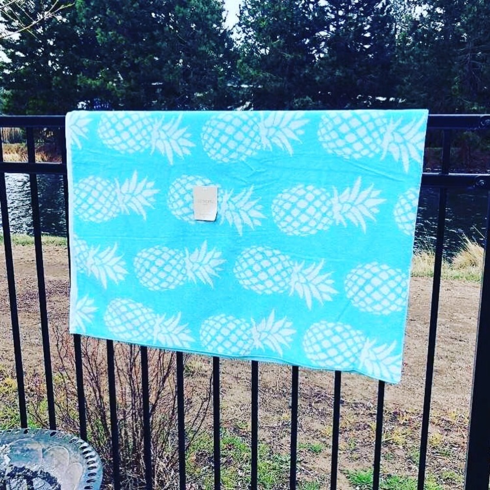 LARGE Pineapple Beach Towel (thick)